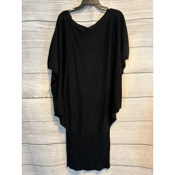 Glad News Black Oversized Sweater Dress - Picture 3 of 4